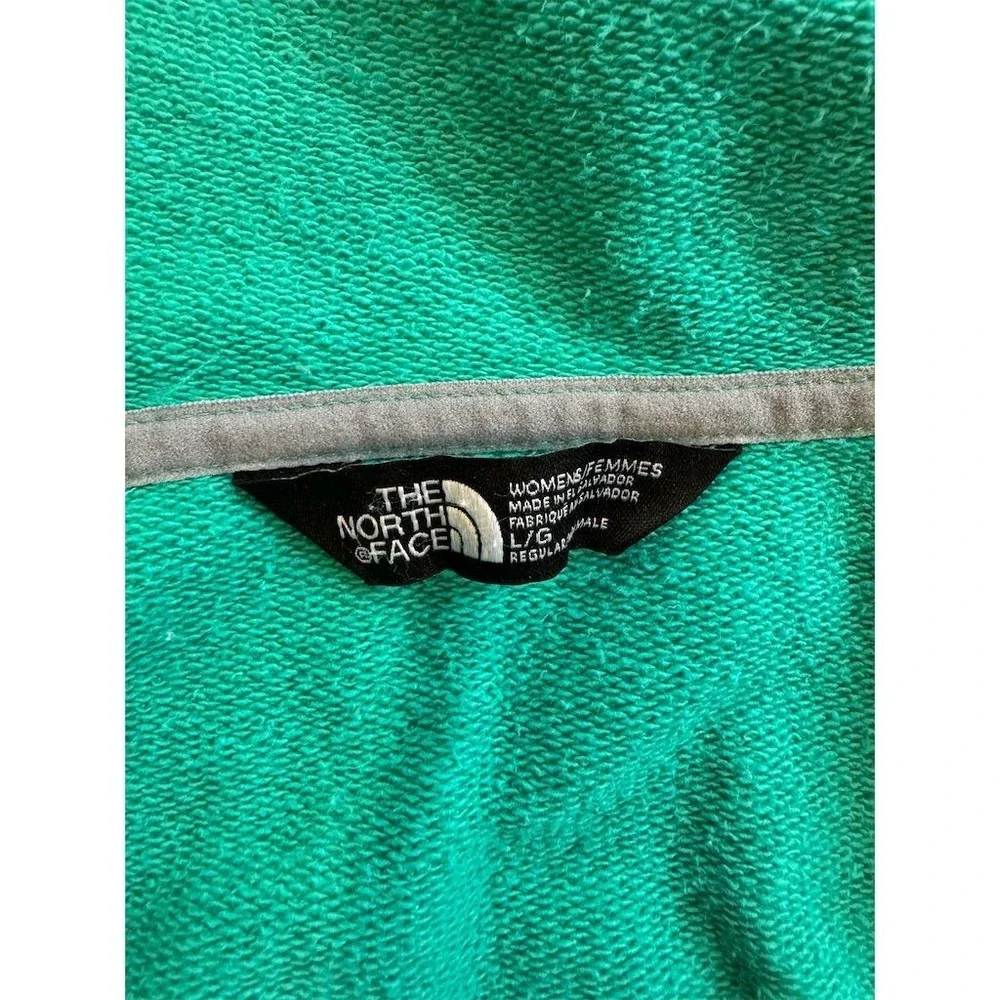 The North Face Women's Full Zip Hoodie Green Size L Casual Fall - Picture 5 of 6